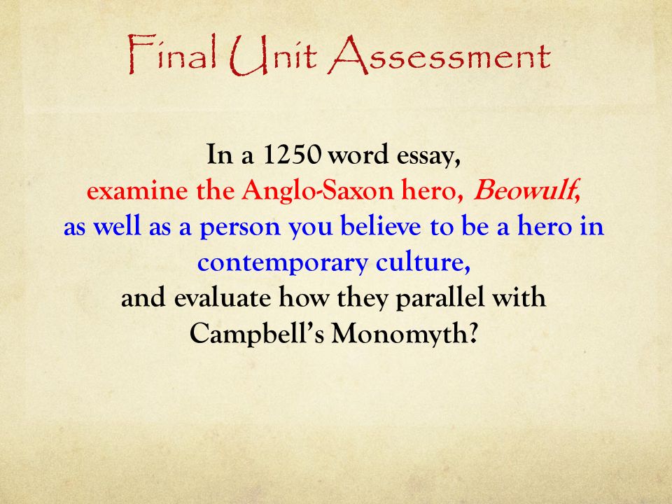 Beowulf: An Analysis Essay